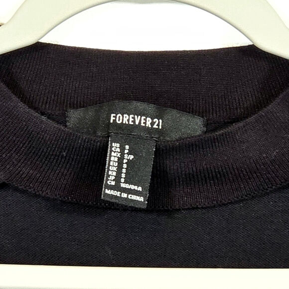 Forever 21 Bundle Of Two Black Tops. Size Small - Picture 4 of 8